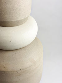 Meridian Pendant - Tan & White