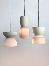 Porcelain and White / Angle Pendant