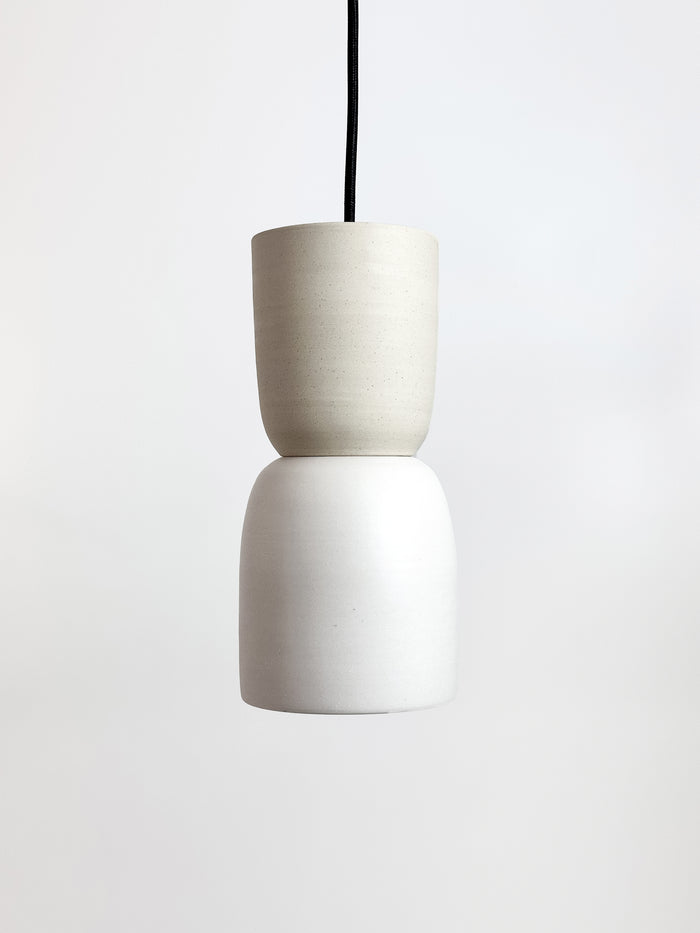 Porcelain and White / Dome Pendant