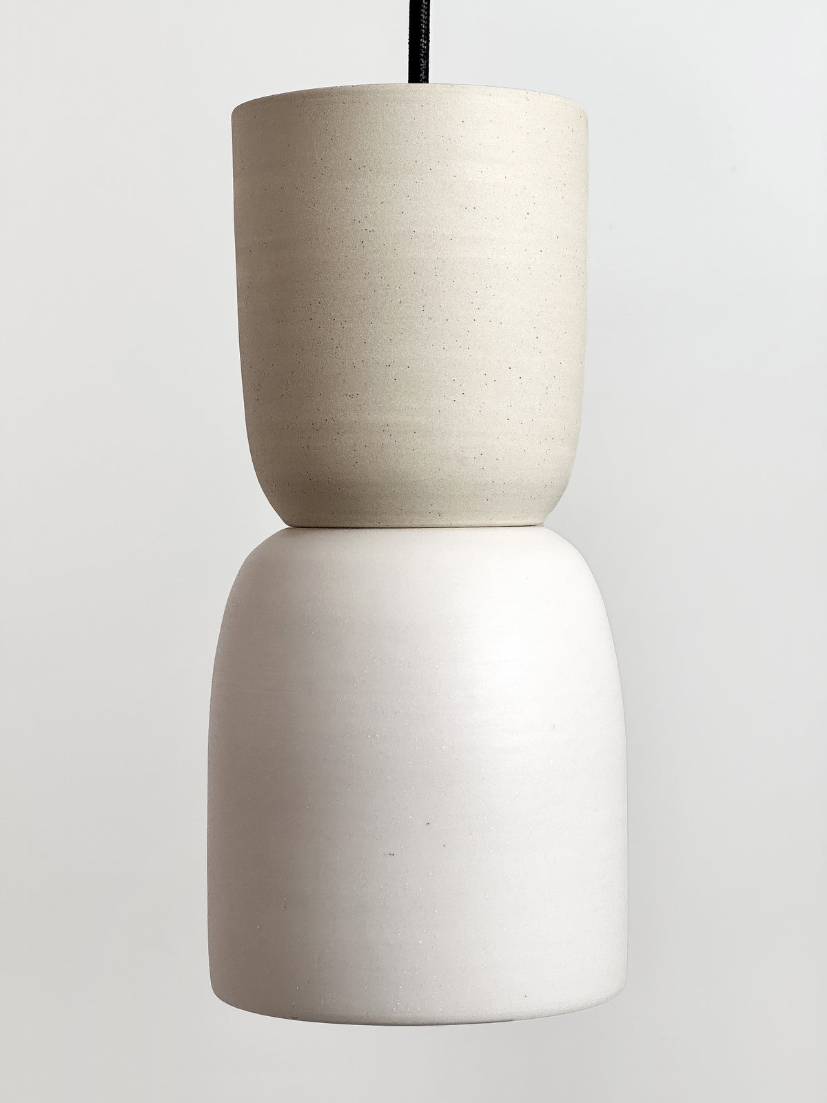 Porcelain and White / Dome Pendant