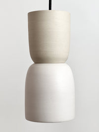 Porcelain and White / Dome Pendant