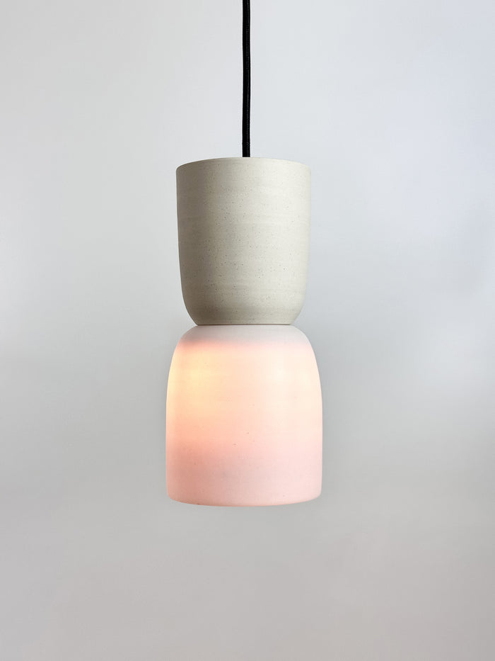 Porcelain and White / Dome Pendant