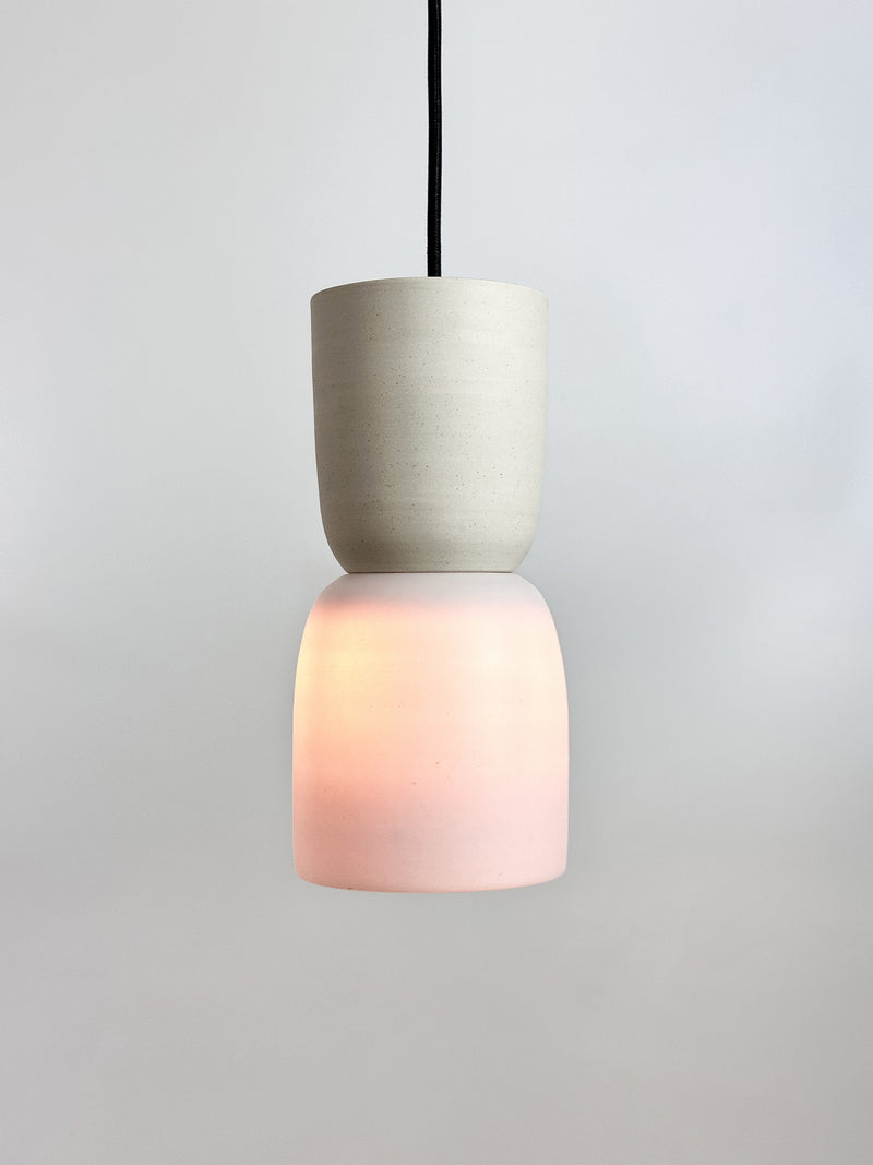 Porcelain and White / Dome Pendant