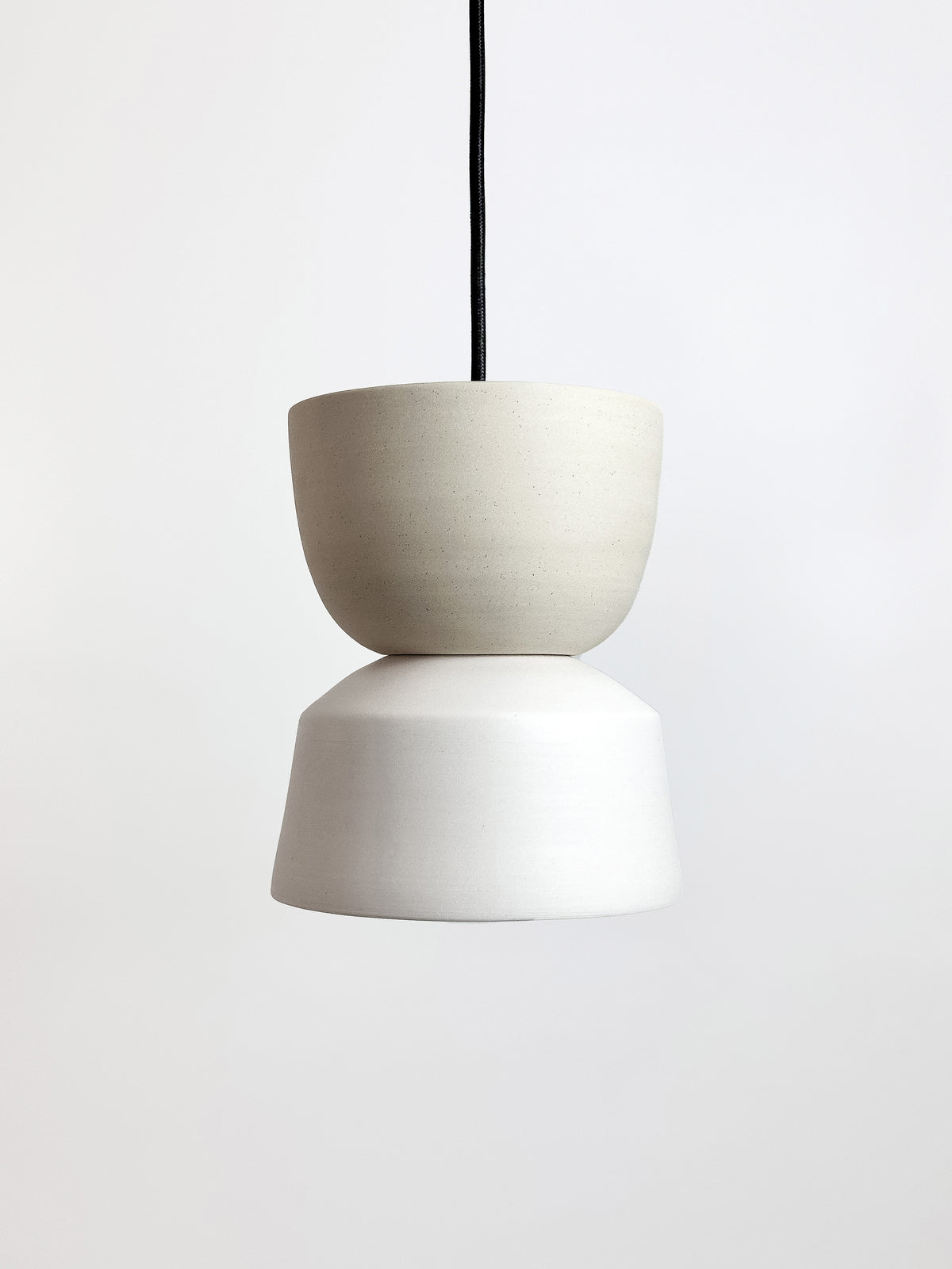 Porcelain and White / Angle Pendant