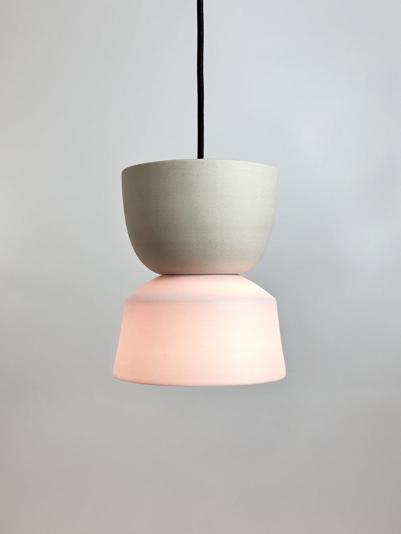 Porcelain and White / Angle Pendant