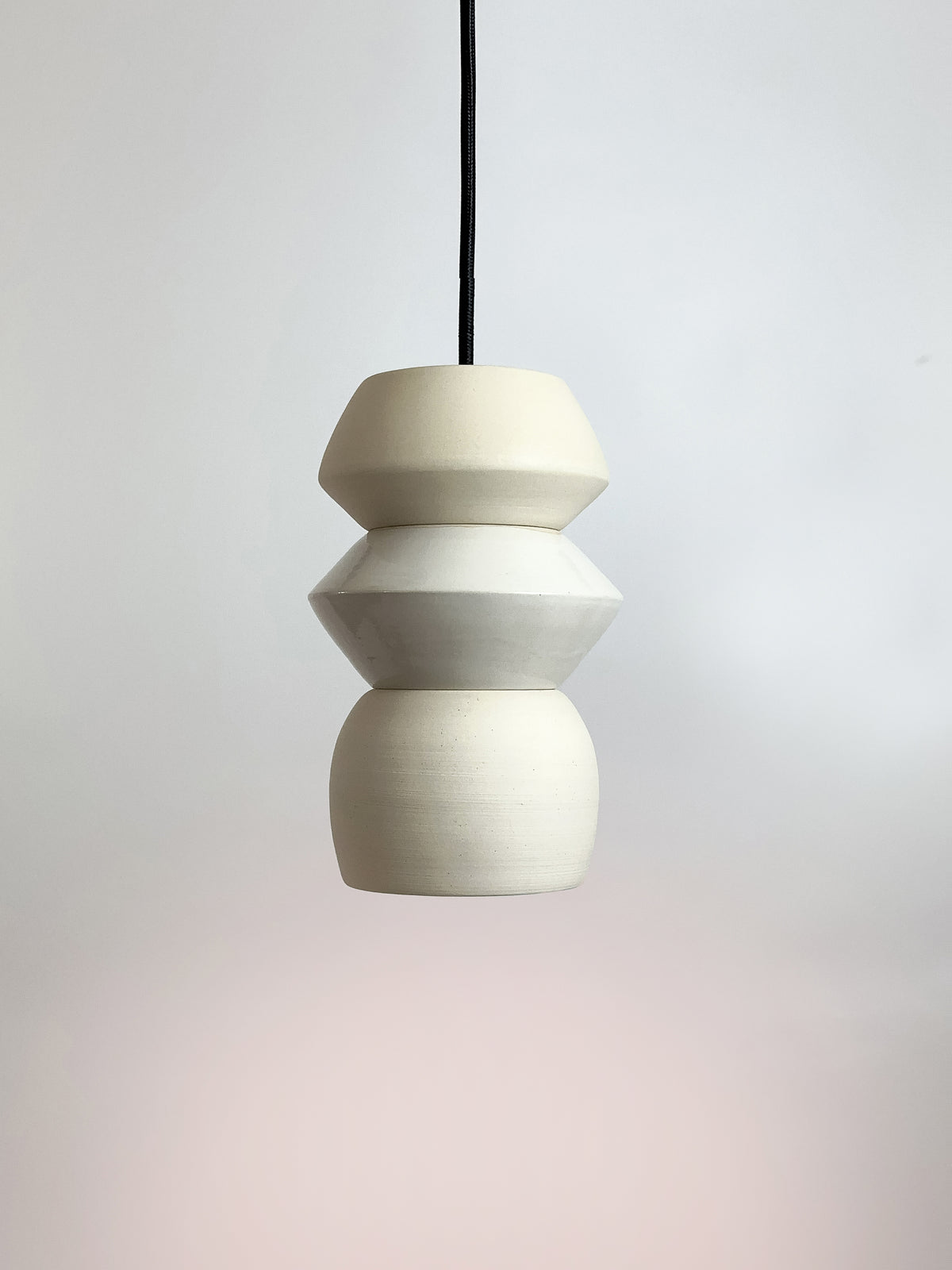 White / White Angle Pendant