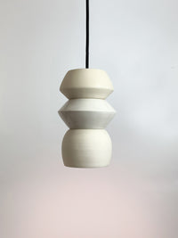 White / White Angle Pendant