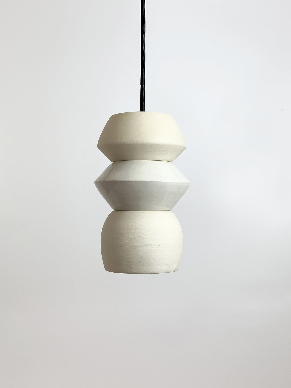 White / White Angle Pendant