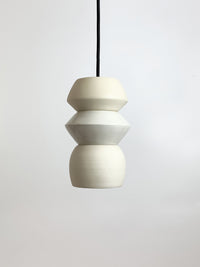 White / White Angle Pendant