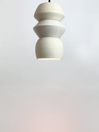 White / White Angle Pendant