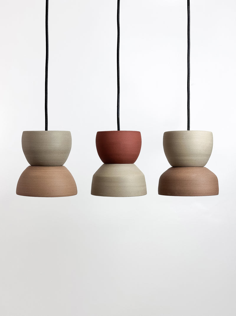 Tan / Tan (Angled) Pendant