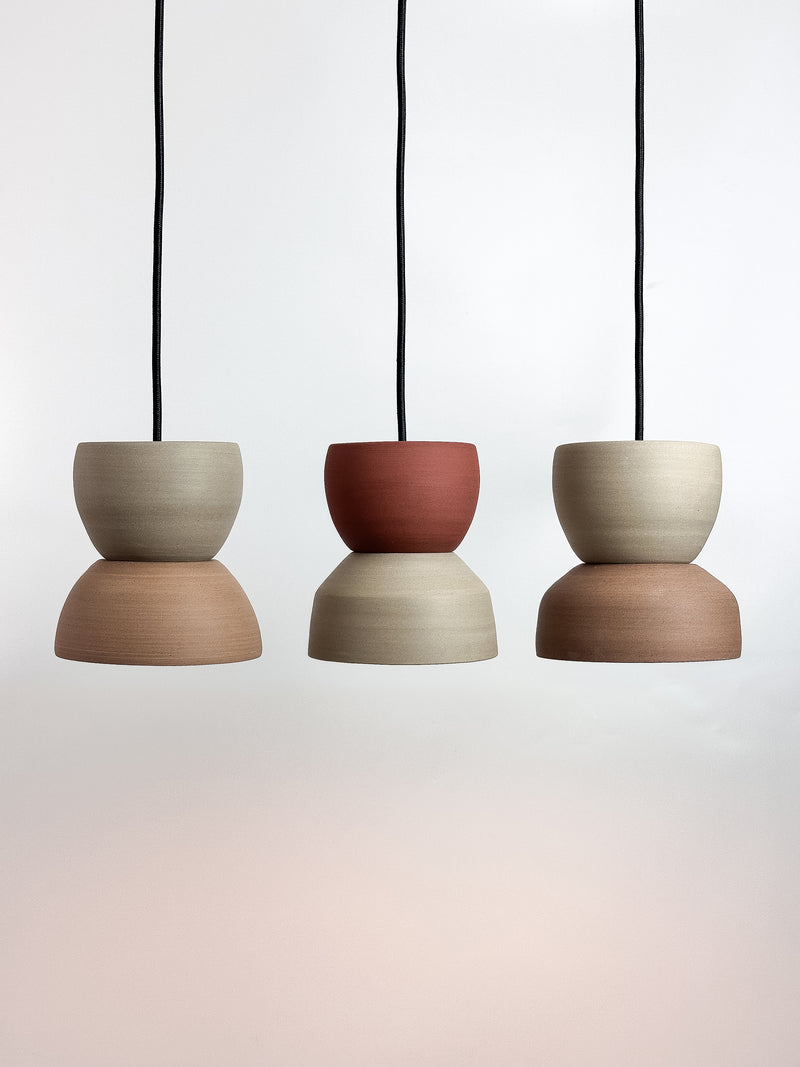 Tan / Tan (Angled) Pendant