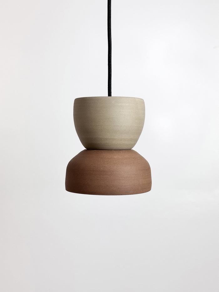 Tan / Tan (Angled) Pendant