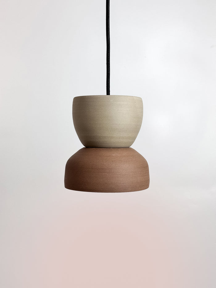 Tan / Tan (Angled) Pendant