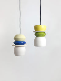 Colourful Pendant - Green / Yellow