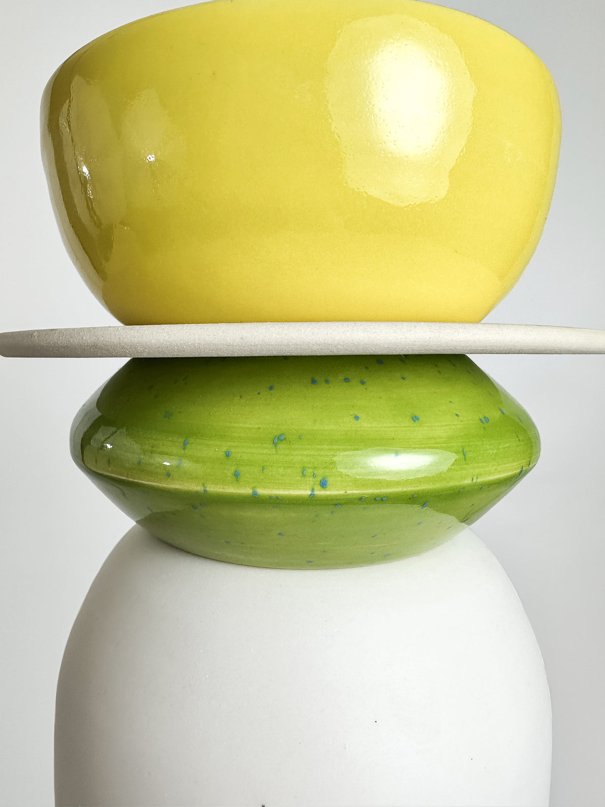 Colourful Pendant - Green / Yellow