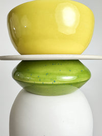 Colourful Pendant - Green / Yellow