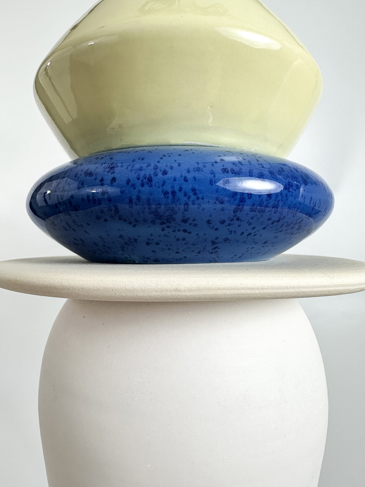 Colourful Pendant - Blue / Light Yellow