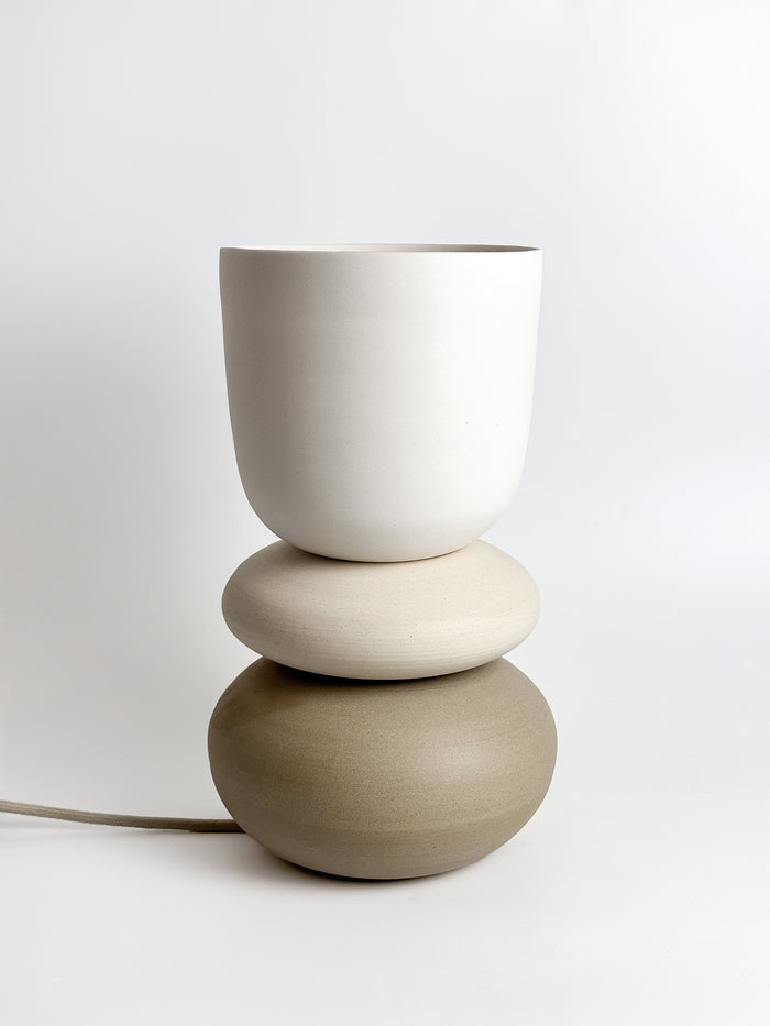 ORION - Small Tan / White