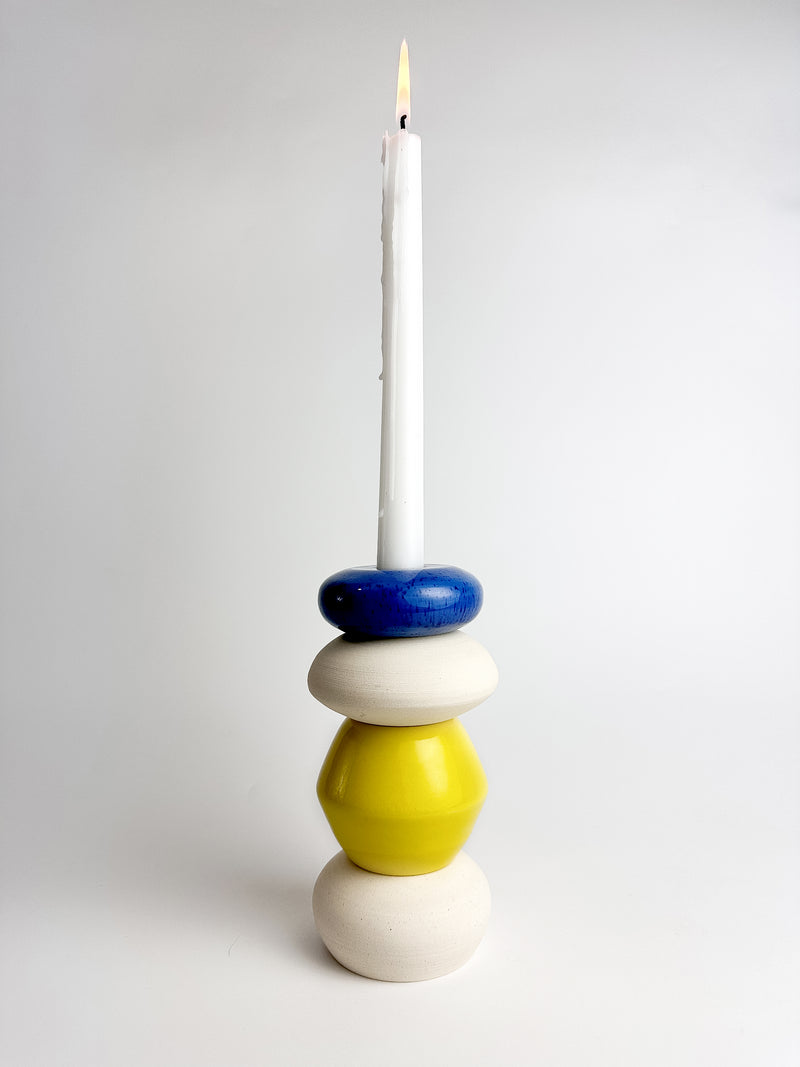 Colourful Reversible Candle Holder 9