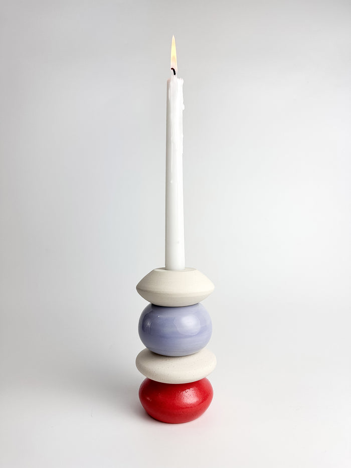 Colourful Reversible Candle Holder 11