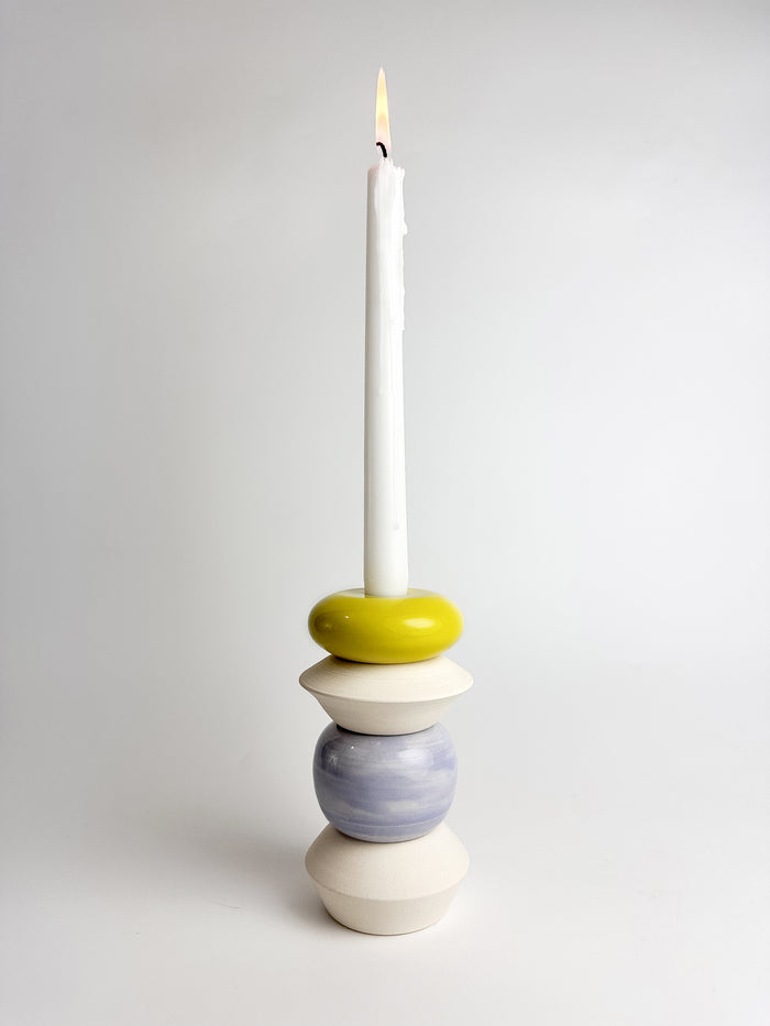 Colourful Reversible Candle Holder 12