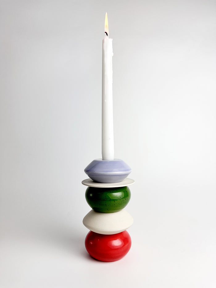 Colourful Reversible Candle Holder 16