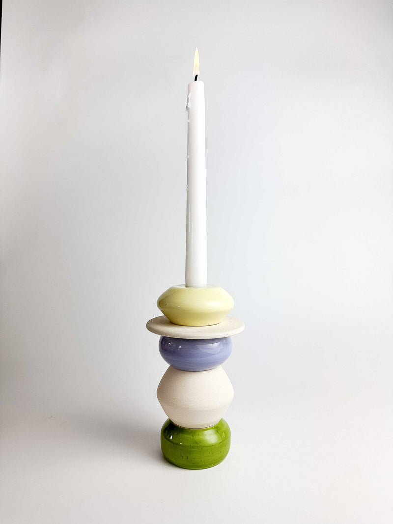 Colourful Reversible Candle Holder 17