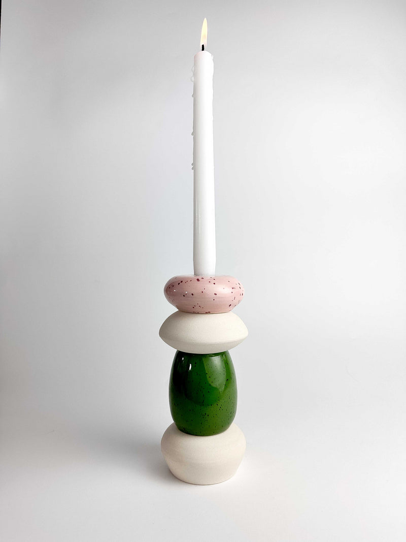 Colourful Reversible Candle Holder 18