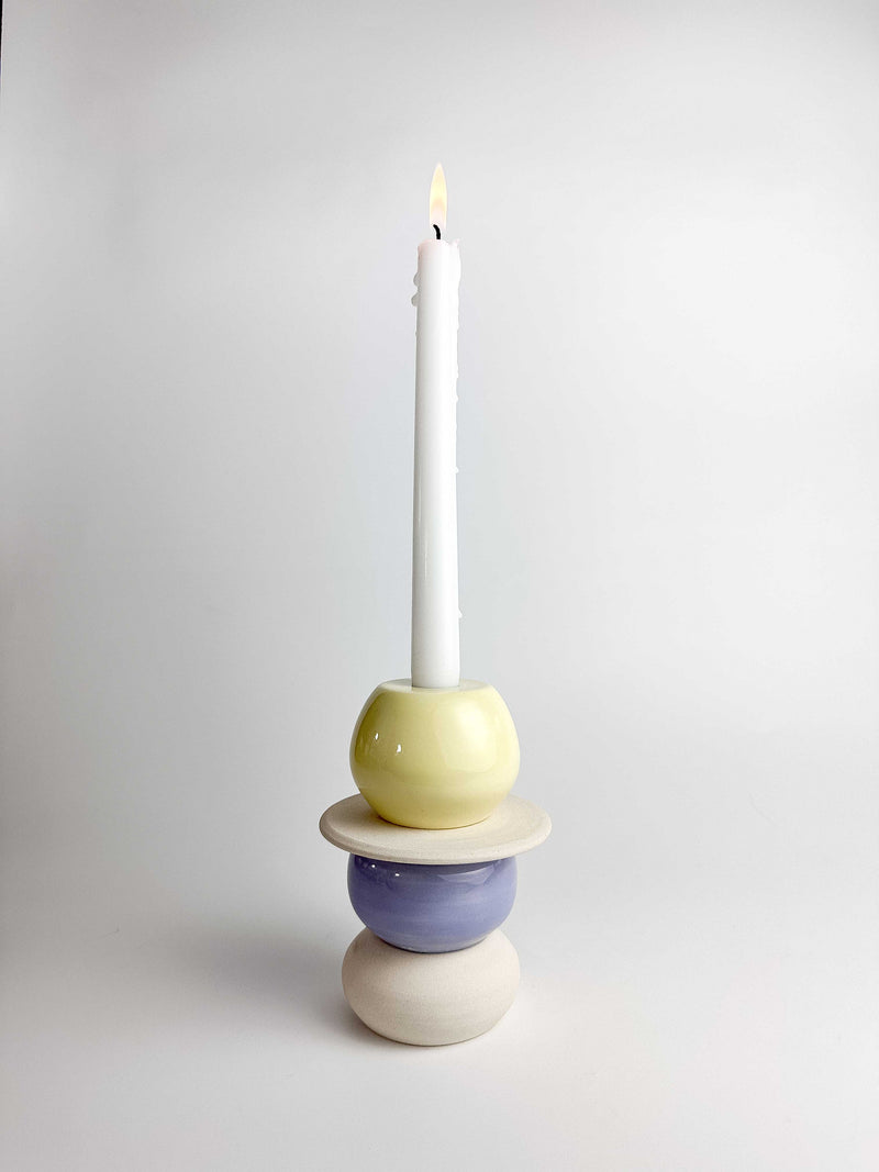 Colourful Reversible Candle Holder 24