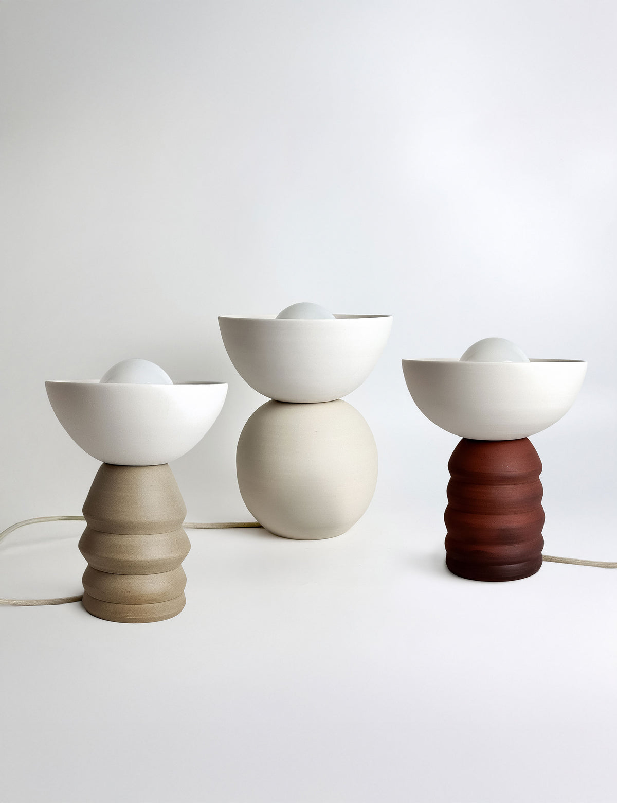 CRESCENT - Porcelain / Tan