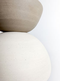 White / Tan NOVA Pendant (Seconds)