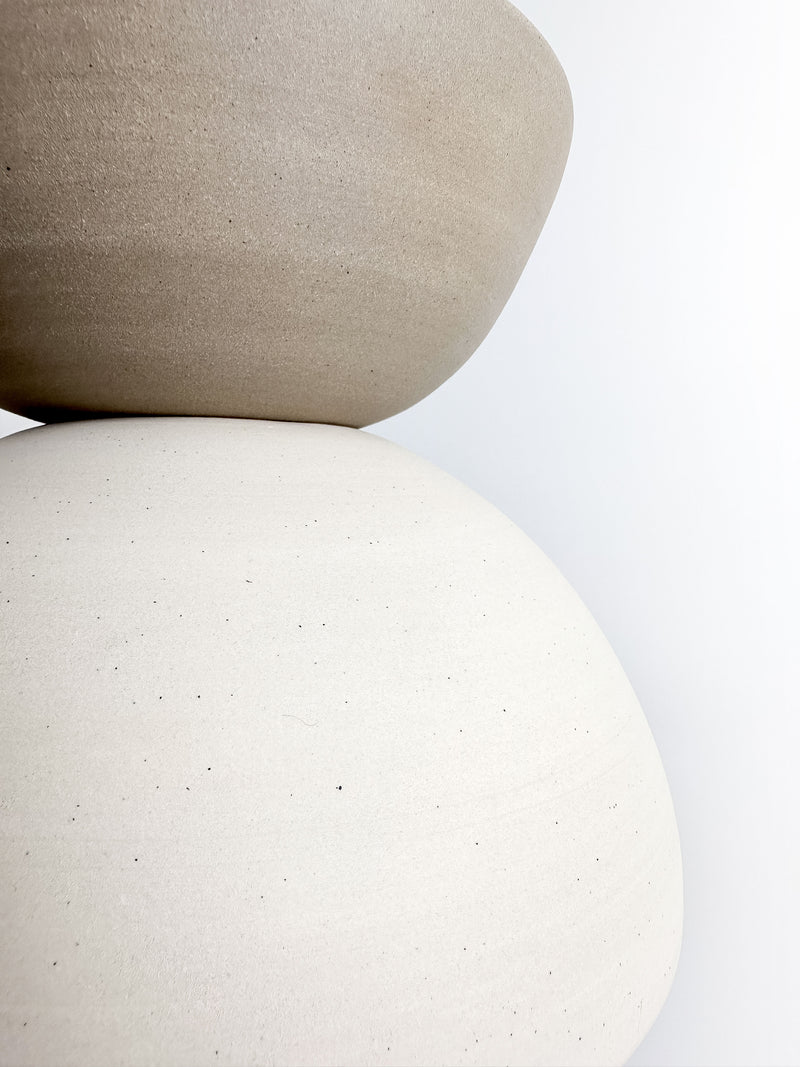 White / Tan NOVA Pendant (Seconds)