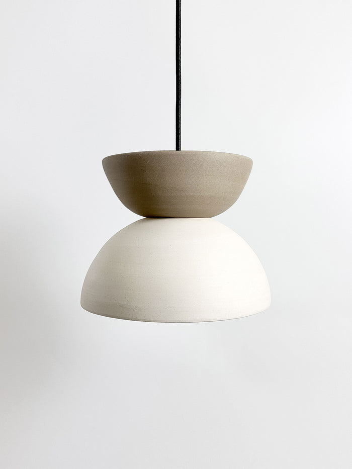 White / Tan NOVA Pendant (Seconds)